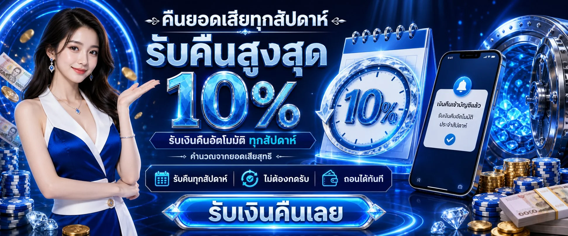 เกมคาสิโนและสล็อตออนไลน์บนเว็บลอตเตอรี่พลัส
